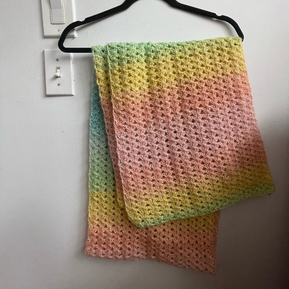 lovely rainbow scarf